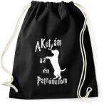 printfashion A Kutyám az én Patrónusom - Sportzsák, Tornazsák - Fekete (16485298)