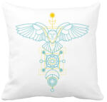 printfashion owl joga - Párnahuzat, Díszpárnahuzat - Fehér (5360839)