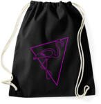 printfashion Flamingo - Sportzsák, Tornazsák - Fekete (13644141)