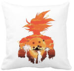 printfashion SonGoku holiday - Párnahuzat, Díszpárnahuzat - Fehér (872366)