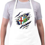 printfashion Alfa Romeo - Kötény - Fehér (4911544)