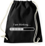 printfashion I'm thinking - Gondolkodom - vicces póló - Sportzsák, Tornazsák - Fekete (12012899)