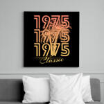 printfashion 1975 - Vászonkép - Fekete (12537866)