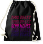 printfashion Send Memes - Sportzsák, Tornazsák - Fekete (1775200)