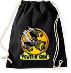 printfashion Az atom ereje - Sportzsák, Tornazsák - Fekete (1221646)