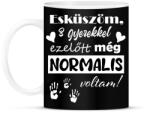 printfashion Esküszöm, normális voltam - Bögre - Fekete (13340401)