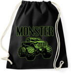 printfashion Monster - Sportzsák, Tornazsák - Fekete (6404083)