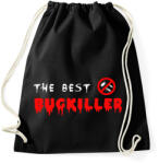 printfashion A legjobb bogárírtó - Sportzsák, Tornazsák - Fekete (1761257)