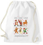 printfashion Karácsony - hohoho - télapó és barátai - Sportzsák, Tornazsák - Fehér (5722020)