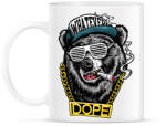 printfashion Rap medve - Bögre - Fehér (787928)