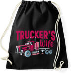 printfashion Kamionos feleség - Sportzsák, Tornazsák - Fekete (1474183)