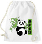 printfashion kis panda - Sportzsák, Tornazsák - Fehér (1654008)