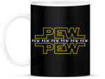 printfashion Pew Pew Pew lézer - Bögre - Fekete (1796081)