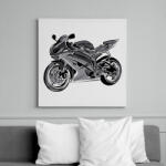 printfashion yamaha r6 - Vászonkép - Fehér (6633287)