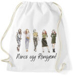 printfashion Nincs egy rongyom! - Sportzsák, Tornazsák - Fehér (12063111)