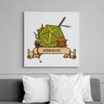 printfashion A szerzetes - Vászonkép - Fehér (6632223)