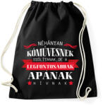 printfashion Kőműves apuka - Sportzsák, Tornazsák - Fekete (10289748)