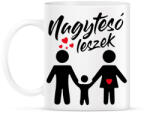 printfashion Nagytesó leszek - Bögre - Fehér (13772868)