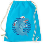 printfashion Orvos cápa - Sportzsák, Tornazsák - Surf blue (5632140)
