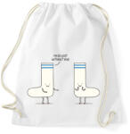 printfashion Elveszett vagyok nélküled - Sportzsák, Tornazsák - Fehér (16049753)