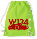 printfashion Mercedes w124 - Sportzsák, Tornazsák - Limezöld (761692)