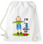 printfashion 3 years old" for boy - Sportzsák, Tornazsák - Fehér (13454117)