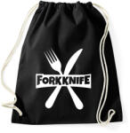 printfashion Forkknife - Sportzsák, Tornazsák - Fekete (967704)