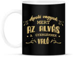 printfashion Az alvás a gyengéknek való - Ápoló - Bögre - Fekete (7222377)