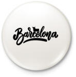 printfashion Barcelona 1 - Kitűző, hűtőmágnes - Fehér (12570752)