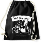 printfashion Irány a tenger! - Sportzsák, Tornazsák - Fekete (362944)