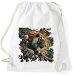 printfashion Tigris - Sportzsák, Tornazsák - Fehér (14780329)