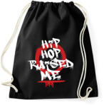 printfashion Hip hop raised me - Sportzsák, Tornazsák - Fekete (7511241)