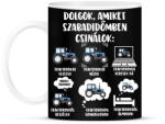 printfashion Traktoros szabadidő - Bögre - Fekete (16717440)