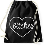 printfashion Bitches - Sportzsák, Tornazsák - Fekete (546738)