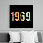 printfashion 1969 - Vászonkép - Fekete (11822619)