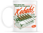 printfashion Kebabos szlogen - Bögre - Fehér (13279048)