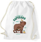 printfashion Capybara anatómia - Sportzsák, Tornazsák - Fehér (13608390)