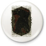 printfashion Döglött varjú - Kitűző, hűtőmágnes - Fehér (3073967)