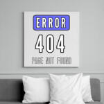printfashion ERROR 404 - Vászonkép - Fehér (6633737)