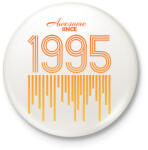 printfashion 1995 - Kitűző, hűtőmágnes - Fehér (12422861)