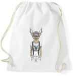 printfashion Tattoed Deer - Sportzsák, Tornazsák - Fehér (1248002)