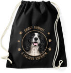 printfashion Orosz spániel - Legjobb barát - Sportzsák, Tornazsák - Fekete (7176283)