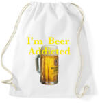 printfashion beer - Sportzsák, Tornazsák - Fehér (1044365)