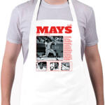 printfashion Willie Mays - baseball - Kötény - Fehér (15817149)