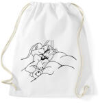 printfashion Macska-álom - Sportzsák, Tornazsák - Fehér (10284484)