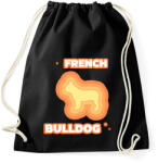 printfashion Francia bulldog - Sportzsák, Tornazsák - Fekete (10442374)