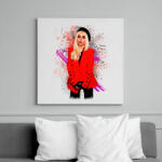 printfashion ava max 3 - Vászonkép - Fehér (6631618)