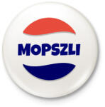 printfashion MOPSZLI - Kitűző, hűtőmágnes - Fehér (10906167)