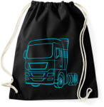 printfashion Kamion - Sportzsák, Tornazsák - Fekete (4377477)