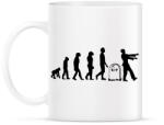 printfashion Zombi evolúció - Bögre - Fehér (14058440)